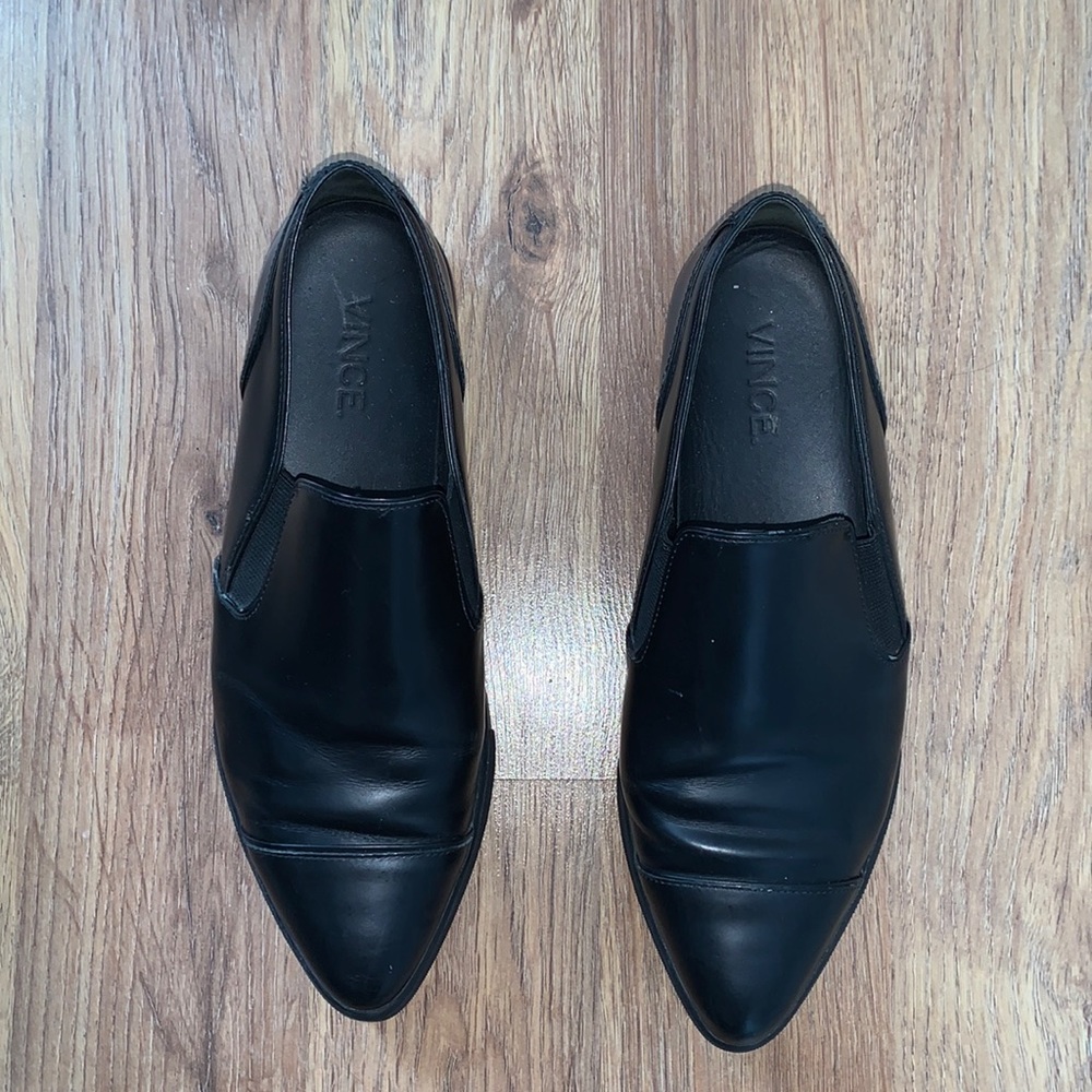 Vince Black Slip On Runner